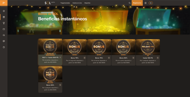 Sol Casino: Un Casino Online Joven, Confiable e Innovador